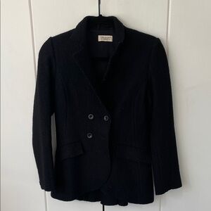 Toast UK boiled wool black jacket. UK size 10.  Fitted US size 6